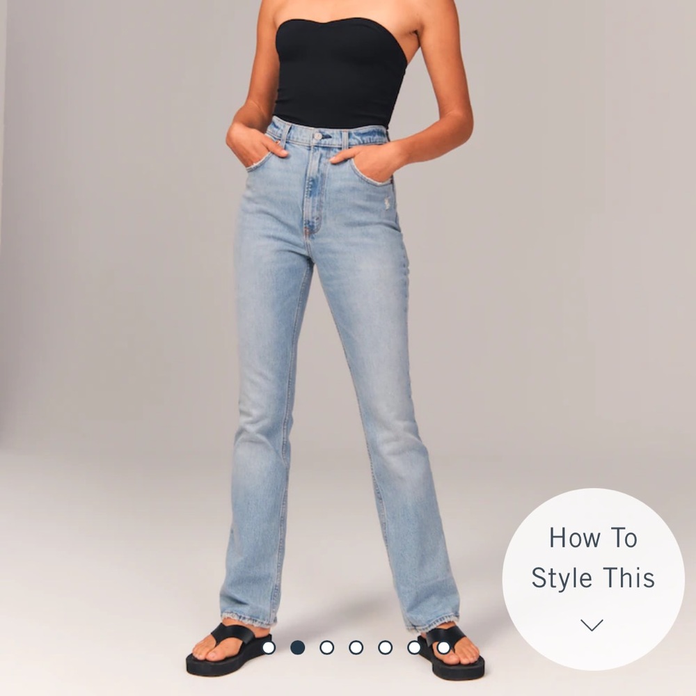 Abercrombie & Fitch Ultra High Rise Vintage Flare Jeans